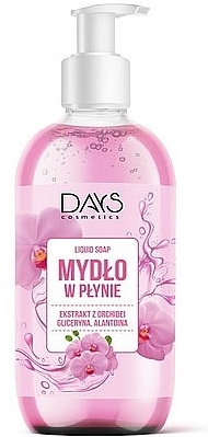 Mydło w płynie z ekstraktem orchidei - Days Cosmetics Liquid Soap — Zdjęcie N1