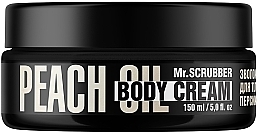 Kup Nawilżający krem do ciała z olejkiem z pestek brzoskwini - Mr.Scrubber Body Couture Peach Oil