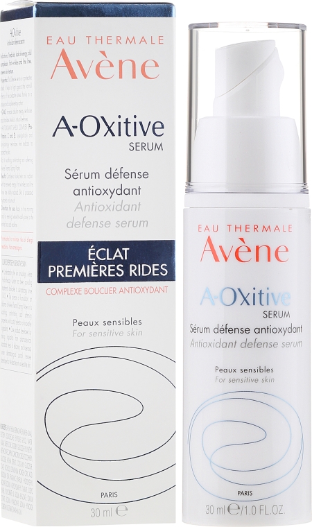 Antyoksydacyjne serum rozświetlające do twarzy - Avène A-Oxitive Antioxidant Defense Serum Sensitive Skins — Zdjęcie N1