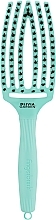 Szczotka do modelowania włosów, miętowa - Olivia Garden Finger Brush Combo Medium — Zdjęcie N1