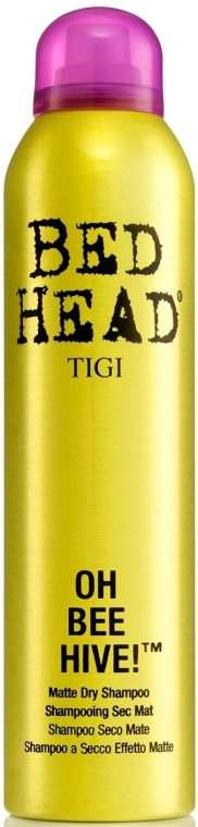 Suchy szampon zwiększający objętość włosów - Tigi Bed Head Bee Hive Matte Dry Shampoo — Zdjęcie N1