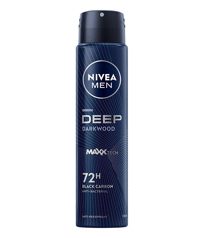 Antyperspirant dla mężczyzn - NIVEA MEN Deep Darkwood 72H Anti-Perspirant — Zdjęcie N1