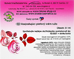 Rozjaśniający krem do twarzy Róża - Bione Cosmetics Rose Cream — Zdjęcie N3