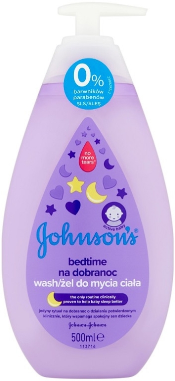 Żel do mycia ciała na dobranoc dla dzieci - Johnson's Baby Bedtime Baby Wash Gel