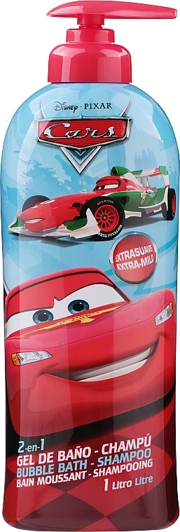 PRZECENA! Żel pod prysznic dla dzieci - Disney Cars 2in1 * — Zdjęcie N1