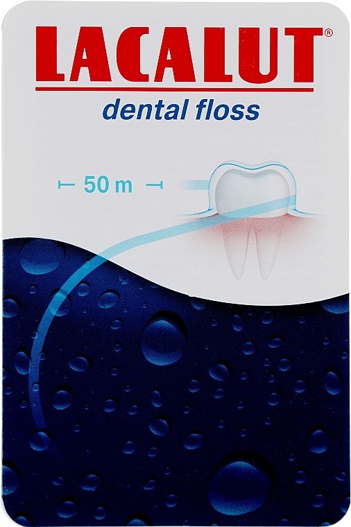 Nici dentystyczne, niebieskie - Lacalut Dental Floss — Zdjęcie N2