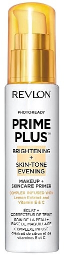 Baza pod makijaż - Revlon Photoready PRIME PLUS Brightening + Skin-Tone Evening Makeup Skincare Primer — Zdjęcie N1