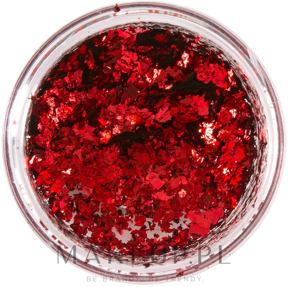 Pyłek do paznokci - Peggy Sage Nail Glitters — Zdjęcie Flakes Red