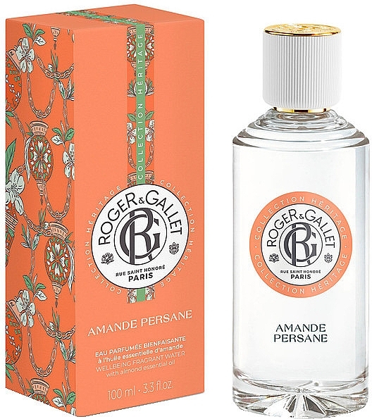 Roger&Gallet Heritage Amande Persane Wellbeing Fragrant Water - Aromatyczna woda — Zdjęcie N2