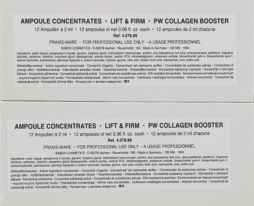 Ampułki do twarzy Kolagen booster - Babor Ampoule Concentrates Collagen Booster — Zdjęcie N5