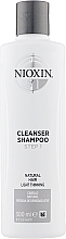 Wzmacniający szampon do skóry głowy i włosów normalnych, cienkich i delikatnie przerzedzonych - Nioxin System 1 Fine Hair Cleanser Shampoo Step 1 — Zdjęcie N1