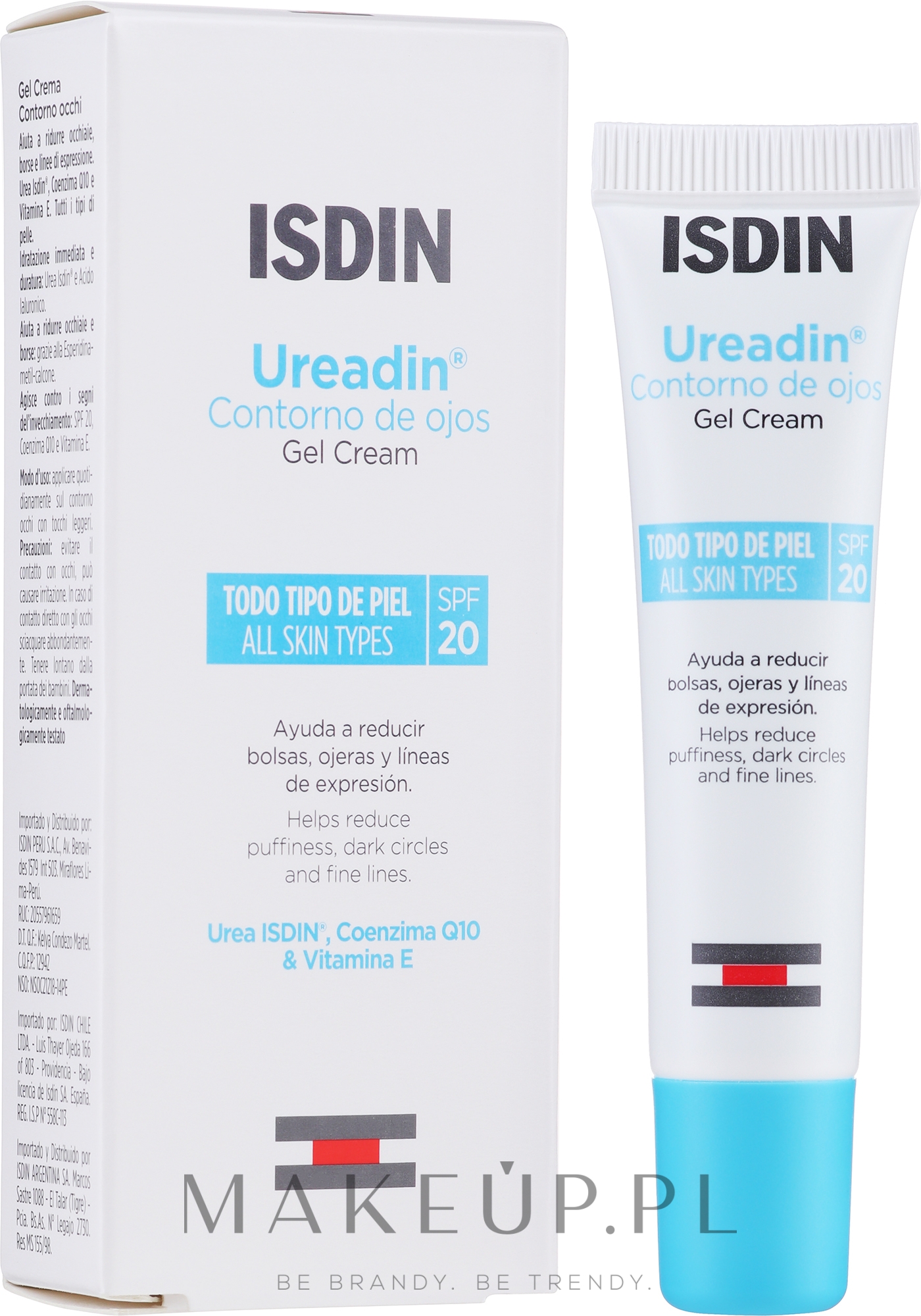 Krem-żel pod oczy na dzień - Isdin Ureadin Eye Contour Cream — Zdjęcie 15 ml