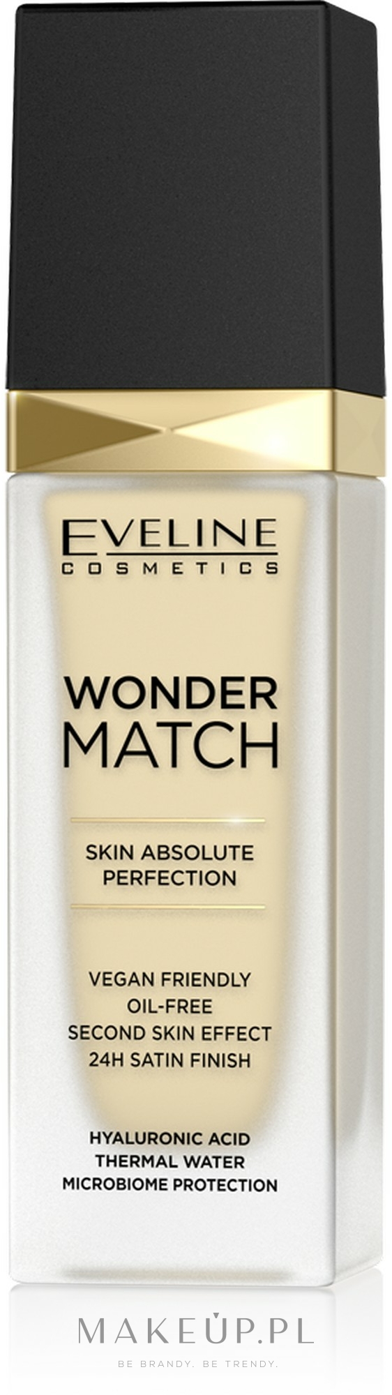 Luksusowy podkład do twarzy - Eveline Cosmetics Wonder Match — Zdjęcie 01 - Ivory