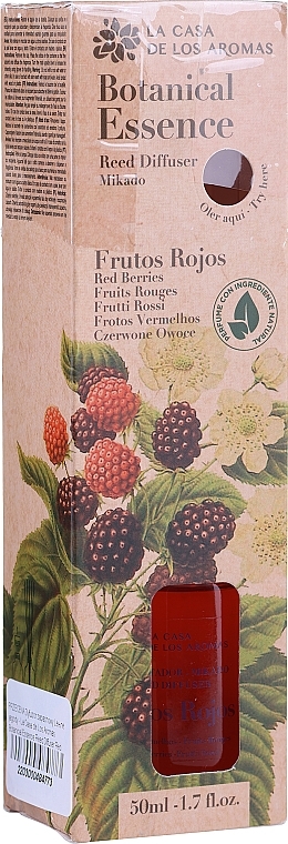 PRZECENA! Dyfuzor zapachowy Leśne jagody - La Casa de Los Aromas Botanical Essence Reed Diffuser Red Fruits * — Zdjęcie N2