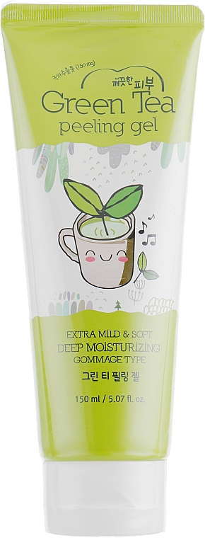 Złuszczający żel do twarzy Zielona herbata - Esfolio Green Tea Peeling Gel — Zdjęcie N1