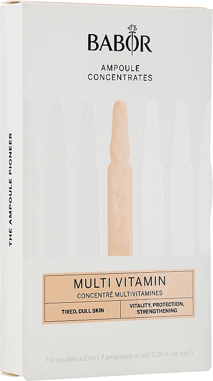 Wzmacniające ampułki do twarzy - Babor Ampoule Concentrates Multi Vitamin