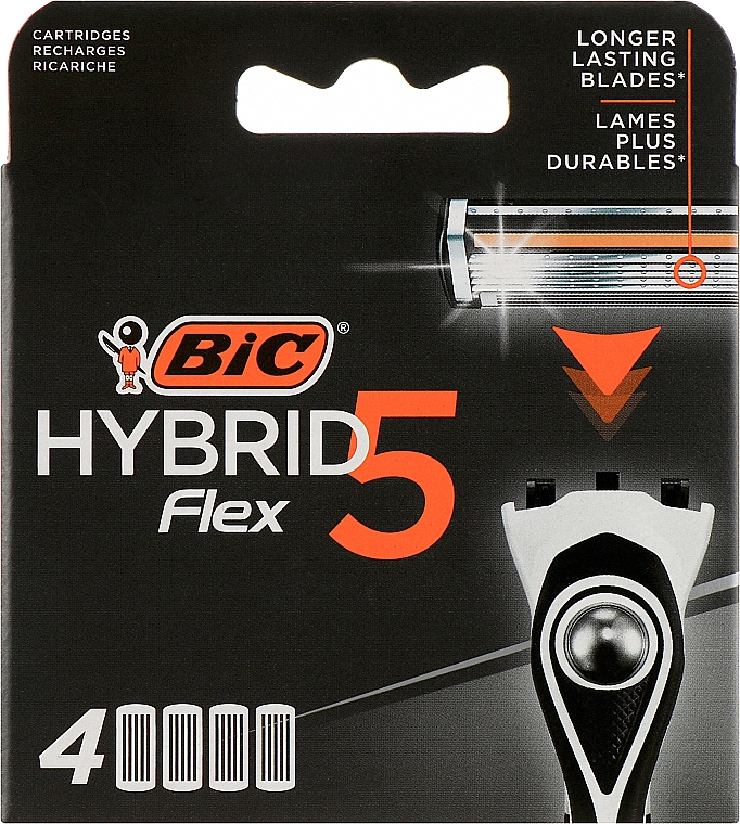 Wymienne wkłady do maszynki do golenia - Bic Flex 5 Hybrid