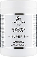 Rozjaśniający puder do włosów - Kallos Cosmetics Up To 9 Tones Bleaching Powder — Zdjęcie N1