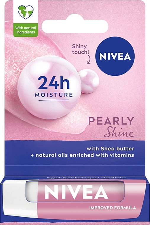 Pielęgnująca pomadka do ust - NIVEA Pearly Shine — Zdjęcie N1