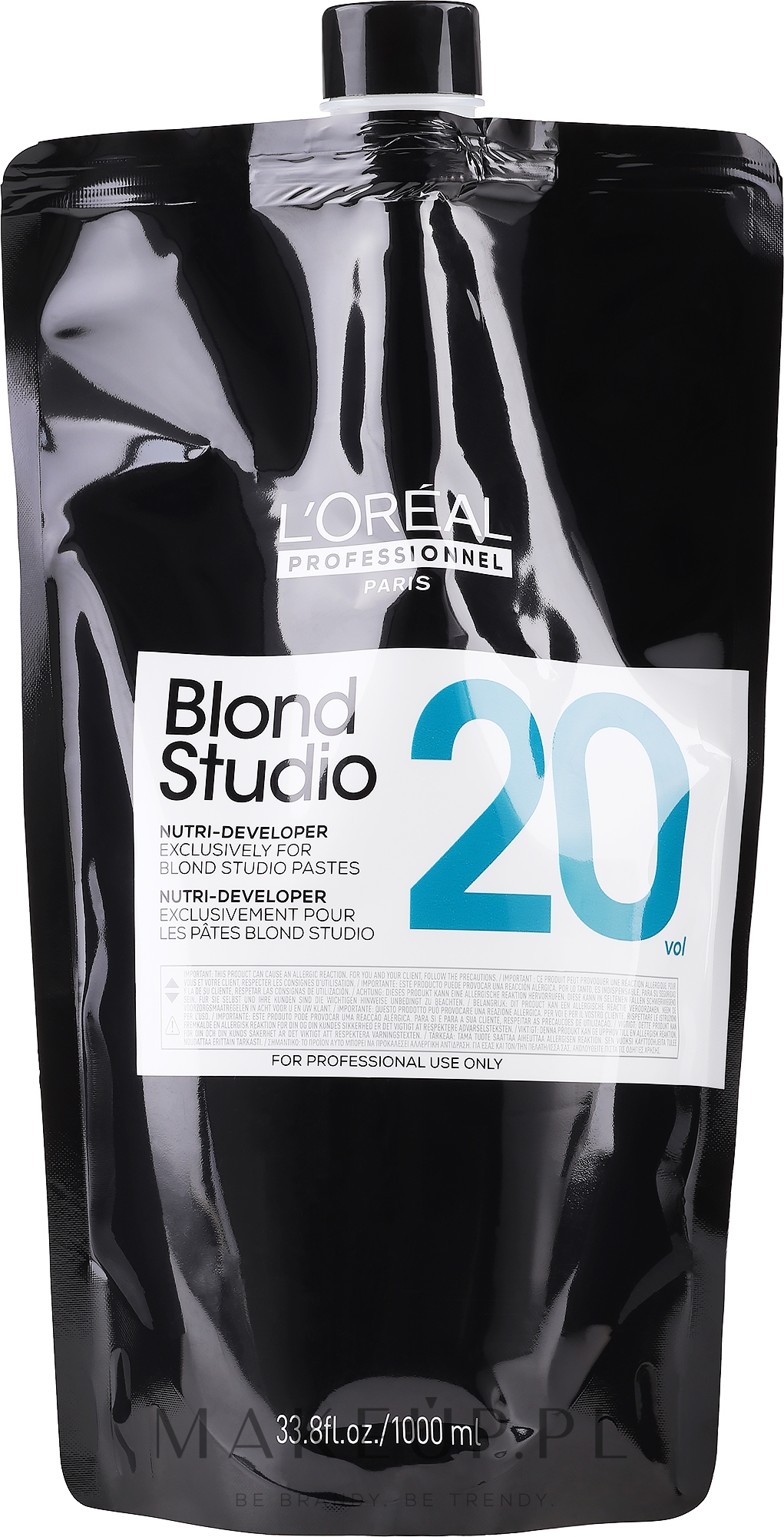 Oksydant w kremie 6% - L'Oreal Professionnel Blond Studio Nutri-Developer Cream Oxidant — Zdjęcie 1000 ml
