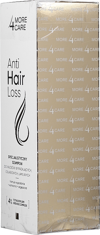 PRZECENA! Szampon do włosów słabych, łamliwych i wypadających - More4Care Anti Hair Loss * — Zdjęcie N3