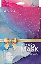 Zestaw masek w płachcie, 7 produktów - Beauadd Baroness 7 Days Beauty Gift Box (f/mask/7x21g) — Zdjęcie N1
