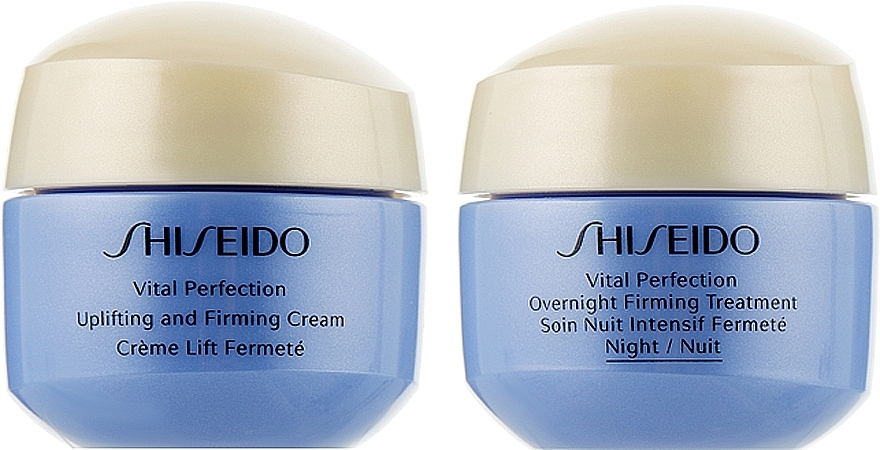 Zestaw kosmetyków ujędrniających do twarzy - Shiseido Power Lifting Program (f/con 50 ml + f/cr 15 ml + f/cr 15 ml + eye/cr 3 ml) — Zdjęcie N3