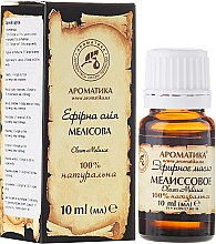 100% naturalny olejek melisowy - Aromatika — Zdjęcie N1