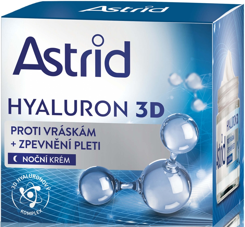 Krem do twarzy na noc - Astrid Hyaluron 3D — Zdjęcie N1