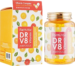 Serum z witaminami - FarmStay Dr-V8 Vitamin Ampoule — Zdjęcie N1