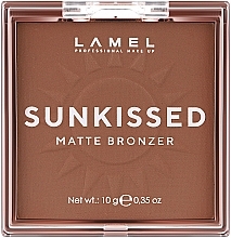 Bronzer do twarzy - LAMEL Make Up Sunkissed Matte Bronzer — Zdjęcie N2