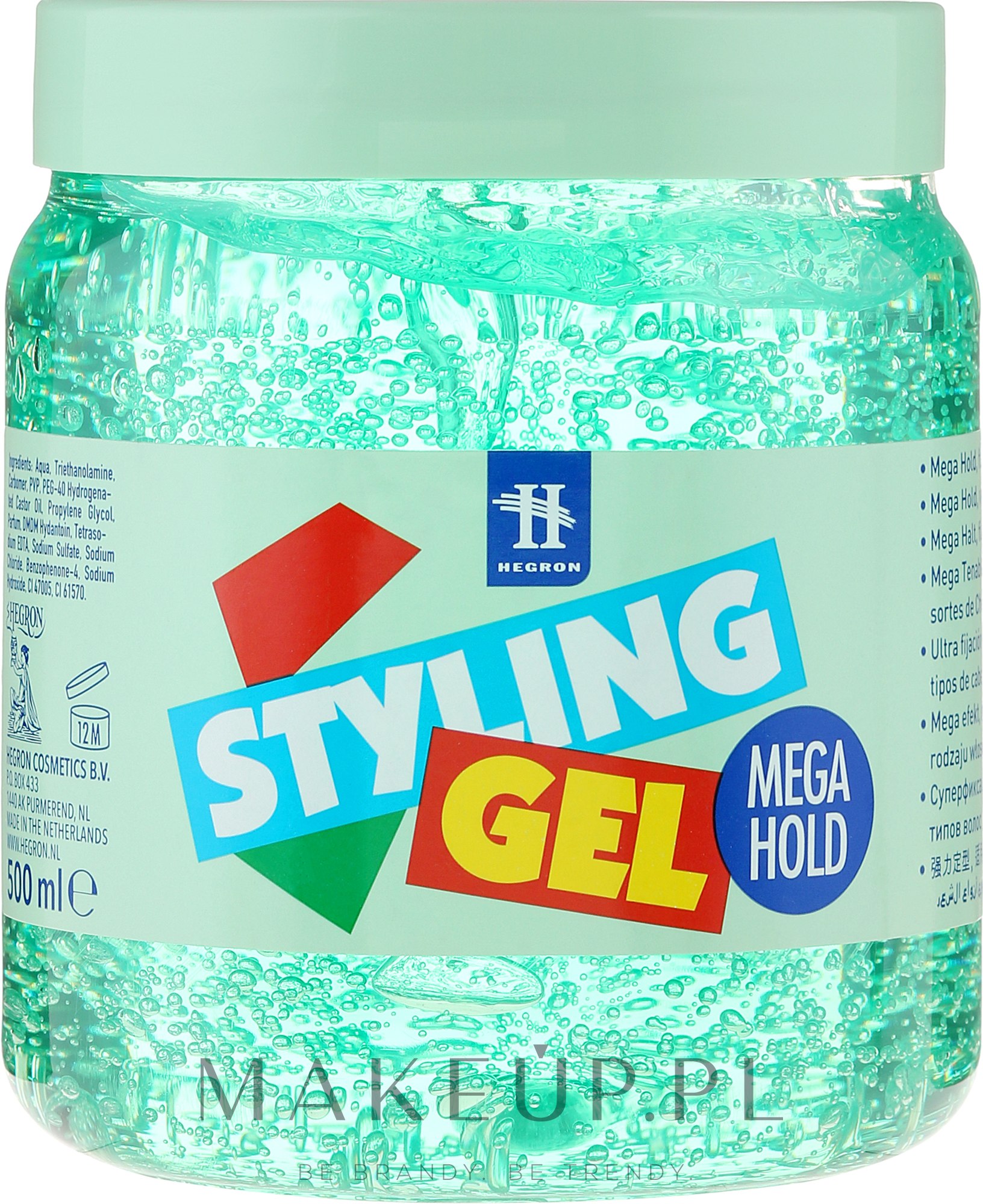 Żel do stylizowania włosów - Tenex Styling Gel Mega Hold — Zdjęcie 500 ml