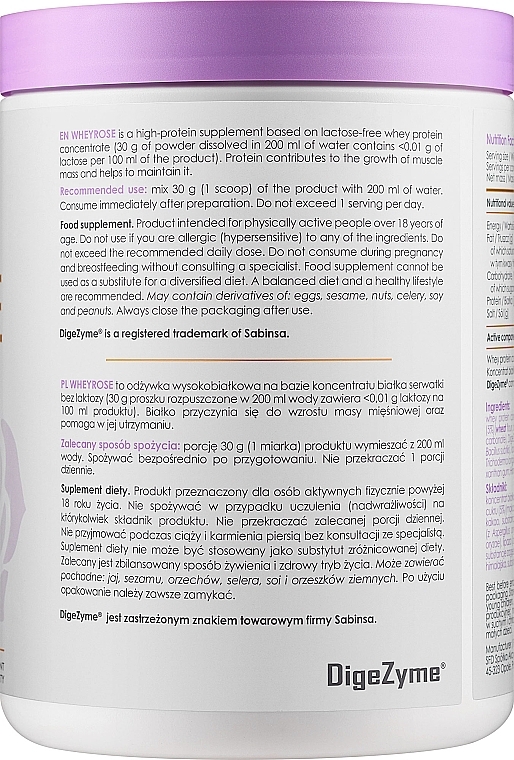 Białko z enzymami trawiennymi Solone masło orzechowe z ciasteczkami - AllNutrition AllDeynn WheyRose Salted Peanut Butter With Cookies — Zdjęcie N2