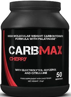 Gainer wysokowęglowodanowy Cherry - Strom Sports CarbMax Cherry — Zdjęcie N1