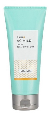 Pianka do mycia twarzy - Holika Holika Skin&AC Mild Clear Cleansing Foam