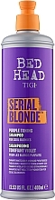 Fioletowy szampon do włosów blond - Tigi Bed Head Serial Blonde Purple Toning Shampoo — Zdjęcie N1