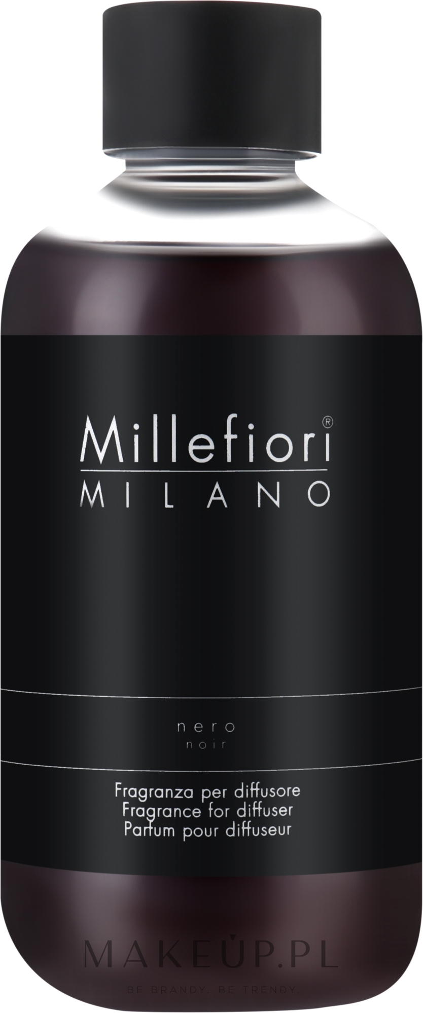 Dyfuzor zapachowy Czarny - Millefiori Milano Natural Diffuser Nero (uzupełnienie) — Zdjęcie 250 ml