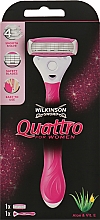 Kup Jednorazowe maszynki do golenia, 1 szt. - Wilkinson Sword Quattro for Women Gift Box