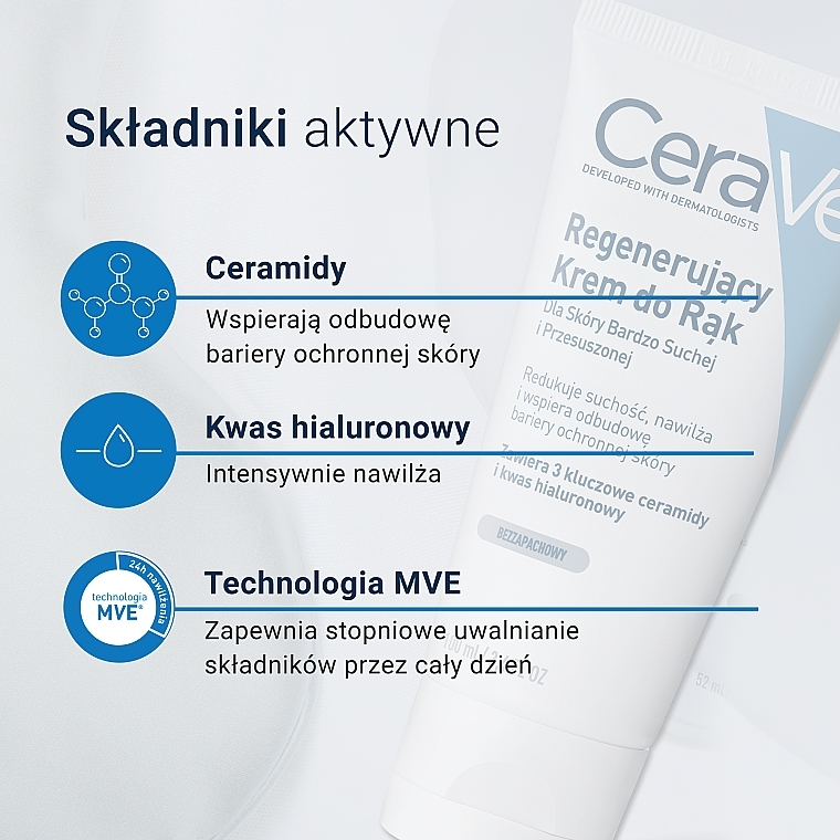 Nawilżający krem do rąk - CeraVe Reparative Hand Cream — Zdjęcie N6