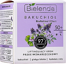 Liftingujący krem przeciwzmarszczkowy 50+ - Bielenda Bakuchiol BioRetinol Lifting Cream — Zdjęcie N2