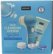 Zestaw do oczyszczania twarzy, 6 sztuk - Sence Face Cleansing System Hydro Shock — Zdjęcie N1