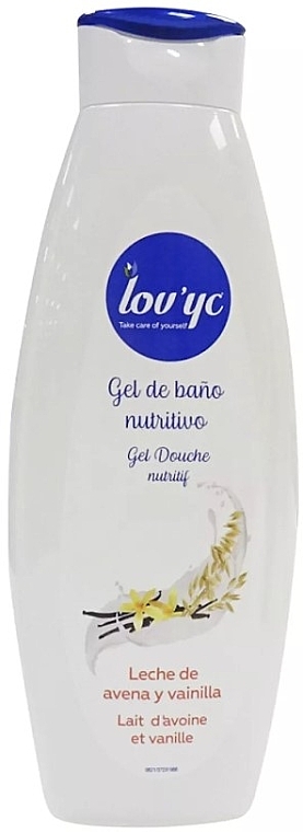 Żel pod prysznic Mleko owsiane i wanilia - Lovyc Oat Milk and Vanilla Shower Gel — Zdjęcie N1