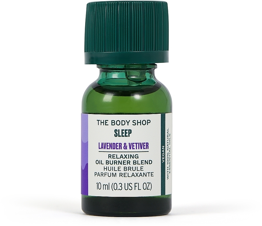 Olejek zapachowy Lawenda i wetyweria. Spokojny sen - The Body Shop Sleep Lavender Vetiver Relaxing Oil — Zdjęcie N1