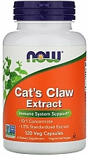 Wegetariański ekstrakt z kociego pazura na wzmocnienie odporności - Now Foods Cat's Claw Extract — Zdjęcie N1
