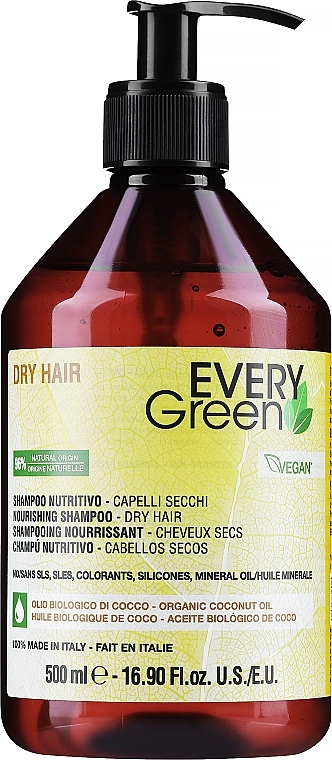 Szampon do włosów suchych - EveryGreen Dry Hair Nourishing Shampoo — Zdjęcie N1