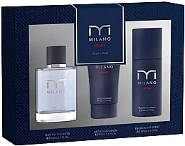 Kup Milano Parfums Sport - Zestaw (edt/100ml + after/sh/100ml + deo/150ml)