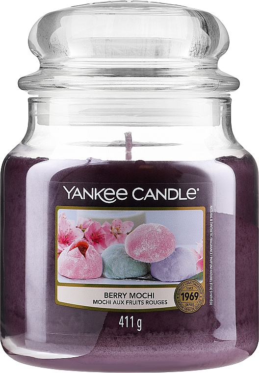 Świeca zapachowa w słoiku - Yankee Candle Berry Mochi Candle — Zdjęcie N3
