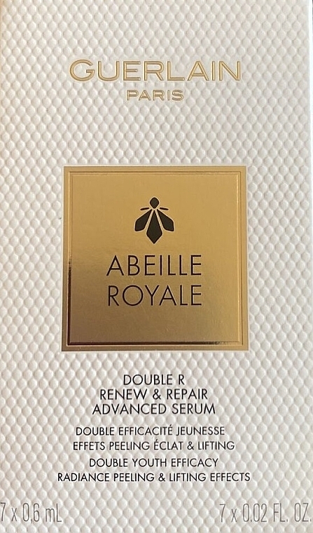 Zestaw - Guerlain Abeille Royale Double R Renew & Repair Advanced (ser/7x0.6ml) — Zdjęcie N1