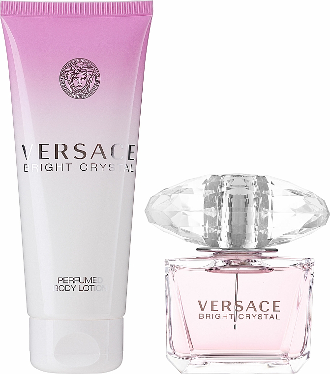 Versace Bright Crystal - Zestaw (edt 90 ml + b/lot 100 ml) — Zdjęcie N2