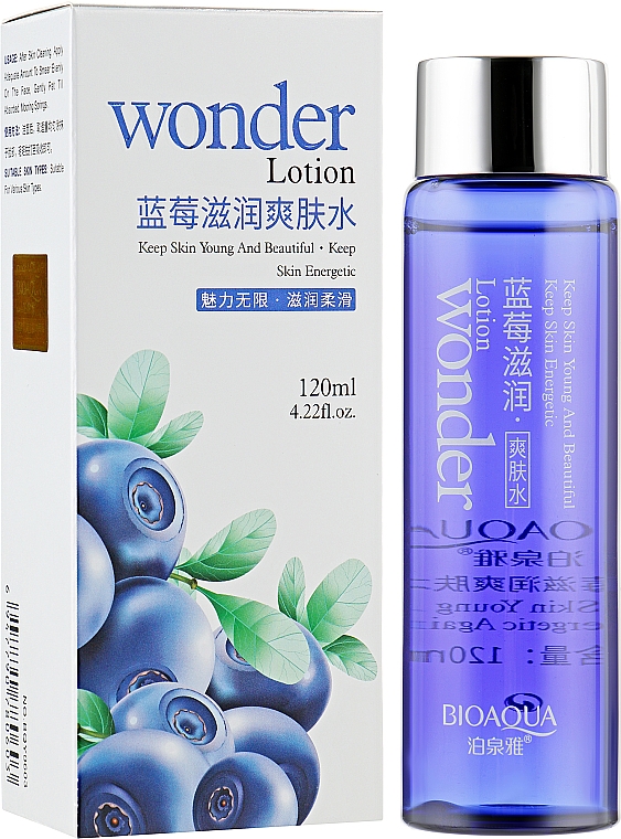 Lotion do twarzy z ekstraktem z jagód - Bioaqua Wonder Lotion — Zdjęcie N1